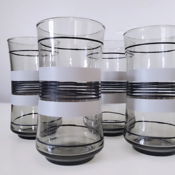 Libbey Other - Vintage Libbey Bolero Smoke Glasses